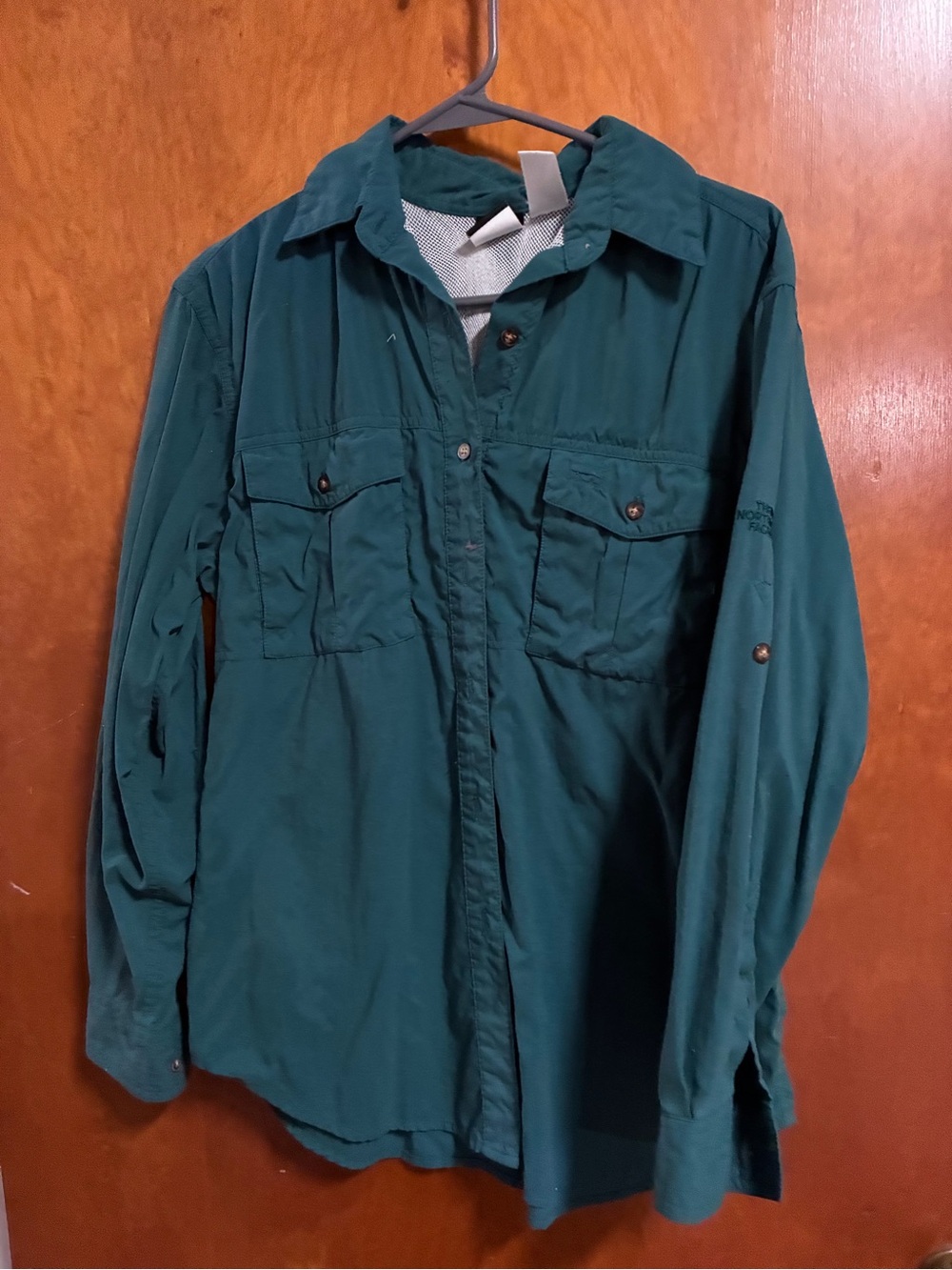 The North Face Teal Lightweight Shirt Jacket